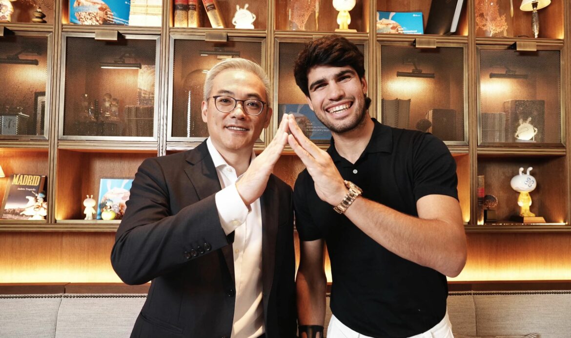 Inicio 61 El campeón mundial de tenis Carlos Alcaraz se convierte en embajador mundial de Ant International