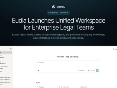 Eudia lanza un espacio de trabajo unificado para equipos legales empresariales
