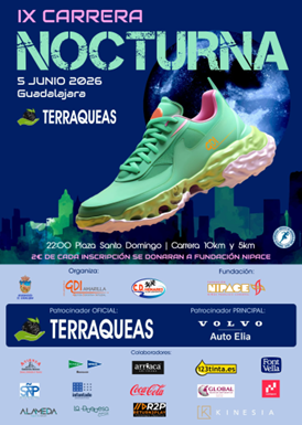 123tinta.es, patrocinador de la IX Carrera Nocturna de Guadalajara