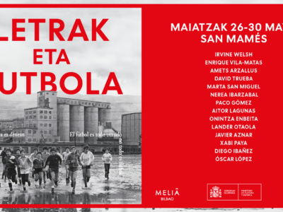 El festival de la Fundación Athletic Club «Letras y Fútbol» arranca el próximo 26 de mayo en Bilbao