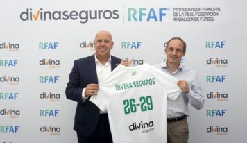 La Real Federación Andaluza de Fútbol «se viste» de Divina Seguros
